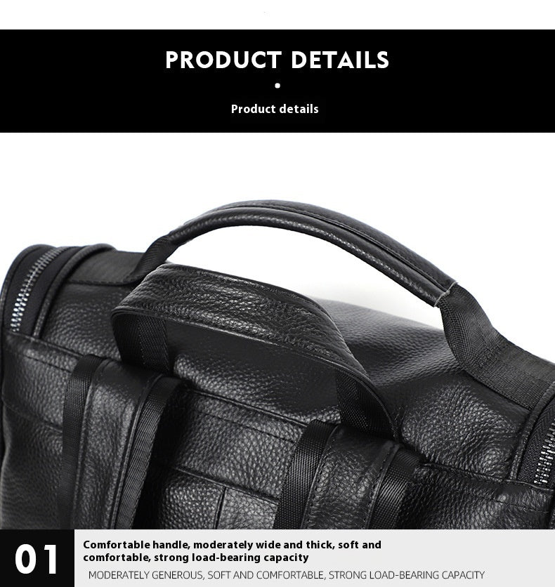 Echtleder Rucksack mit 36-55 L – Bild 16 | LuxeStyle