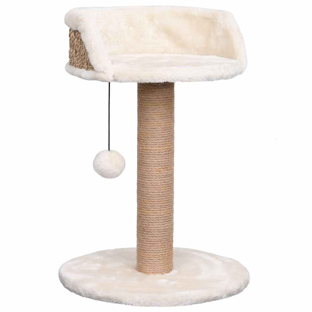 Katzenbaum mit Kratzstamm, 49 cm, Seegras