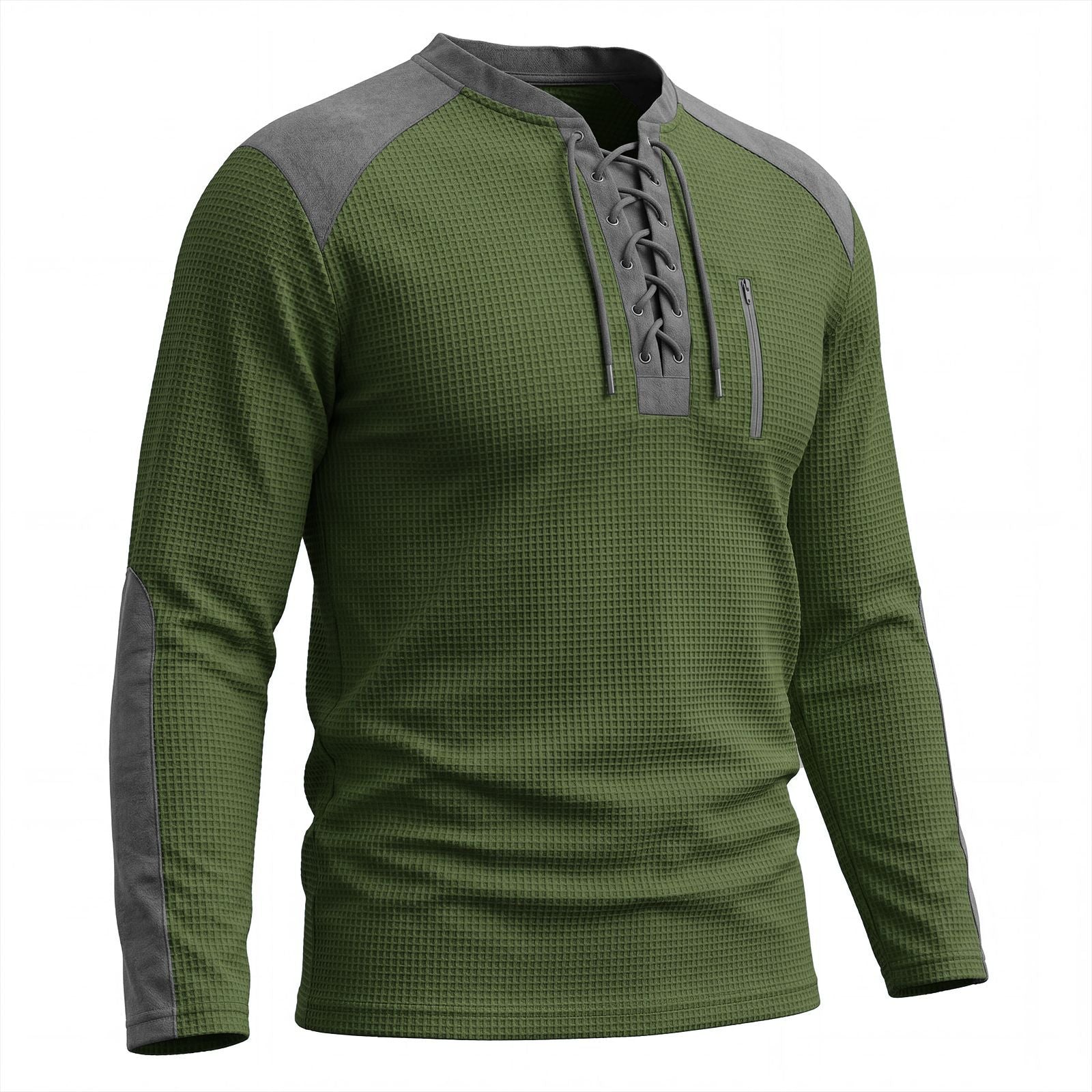 Color-Block Langarm Sports-Sweatshirt