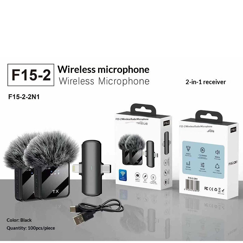 Drahtloses Mini-Lavalier-Mikrofon für Live-Streams – Ansicht 7