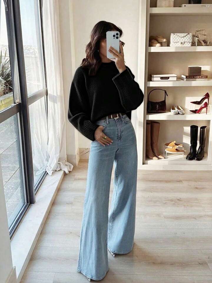 Kuscheliger Strickpullover im Korean Style