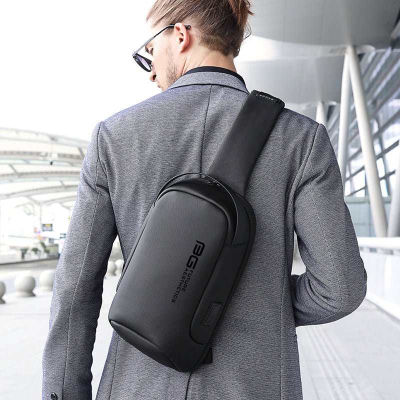 Schultertasche Business mit USB-Anschluss – Bild 3 | LuxeStyle