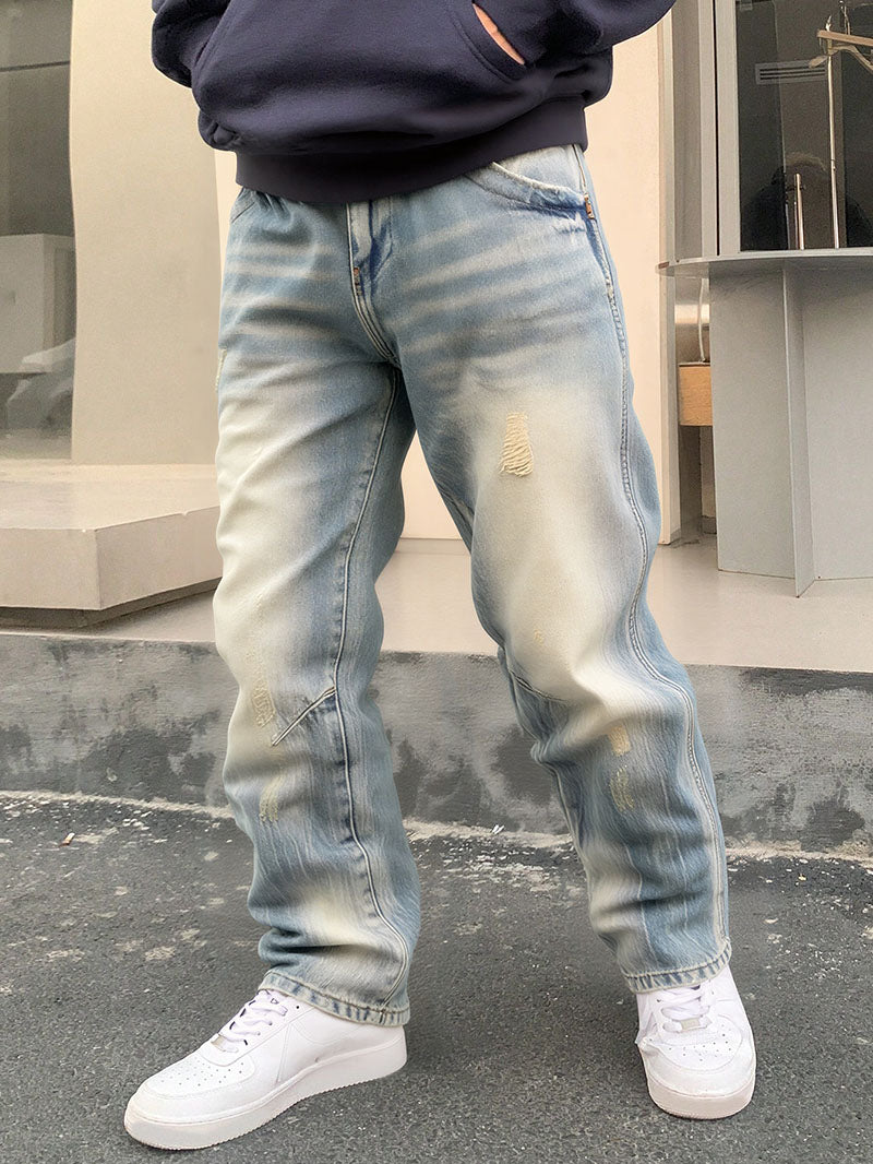Gerade geschnittene Herren-Hose
