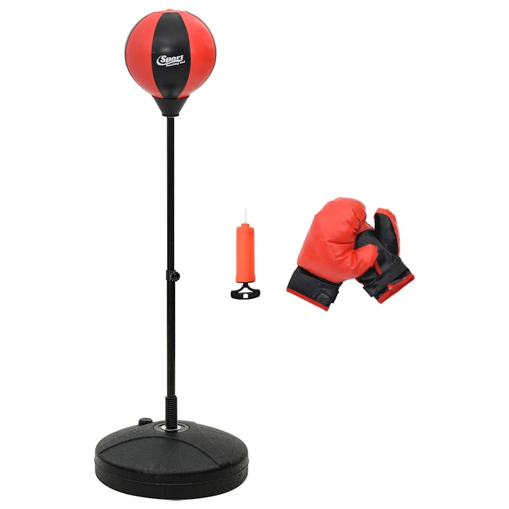 Punching Ball Set mit Standfuss & Boxhandschuhen