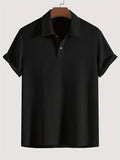 Herren Hemd Kurzarm Strick Raute – Bild 15 | LuxeStyle