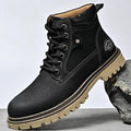Lässige Mid-Top Martin Boots aus Leder