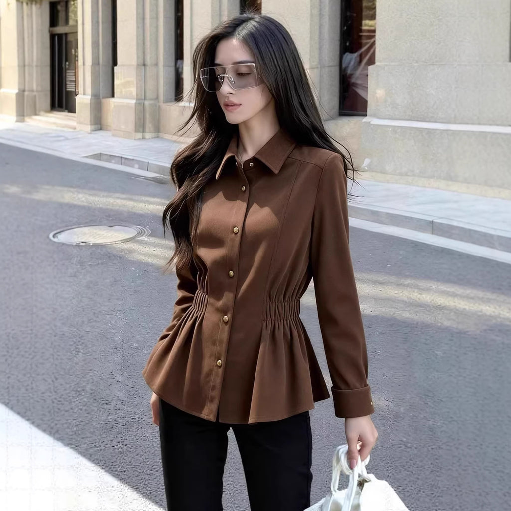 Elegante Bluse mit figurschmeichelnder Passform