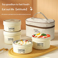 Isolierte Lunchbox aus Edelstahl mit Thermotasche – Bild 1 | LuxeStyle