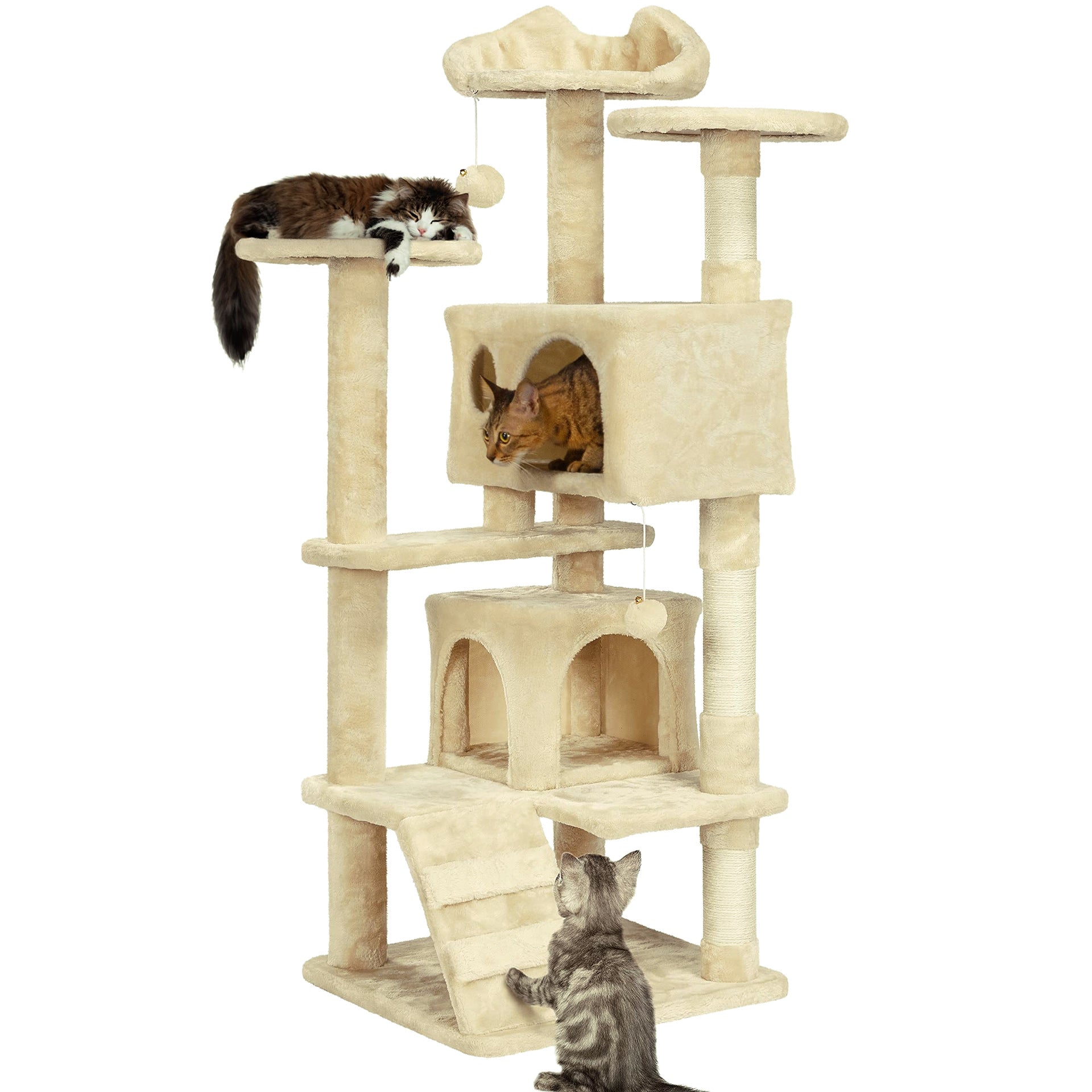 Stilvoller All-in-One Kratzbaum für Katzen