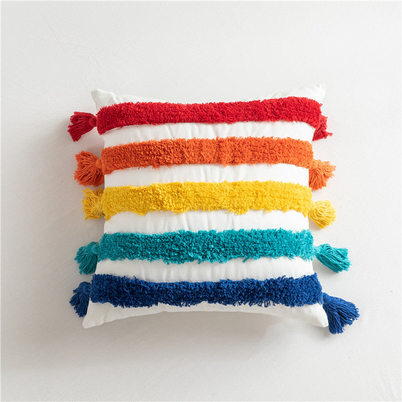 Kissenhülle «Marokkanischer Regenbogen»