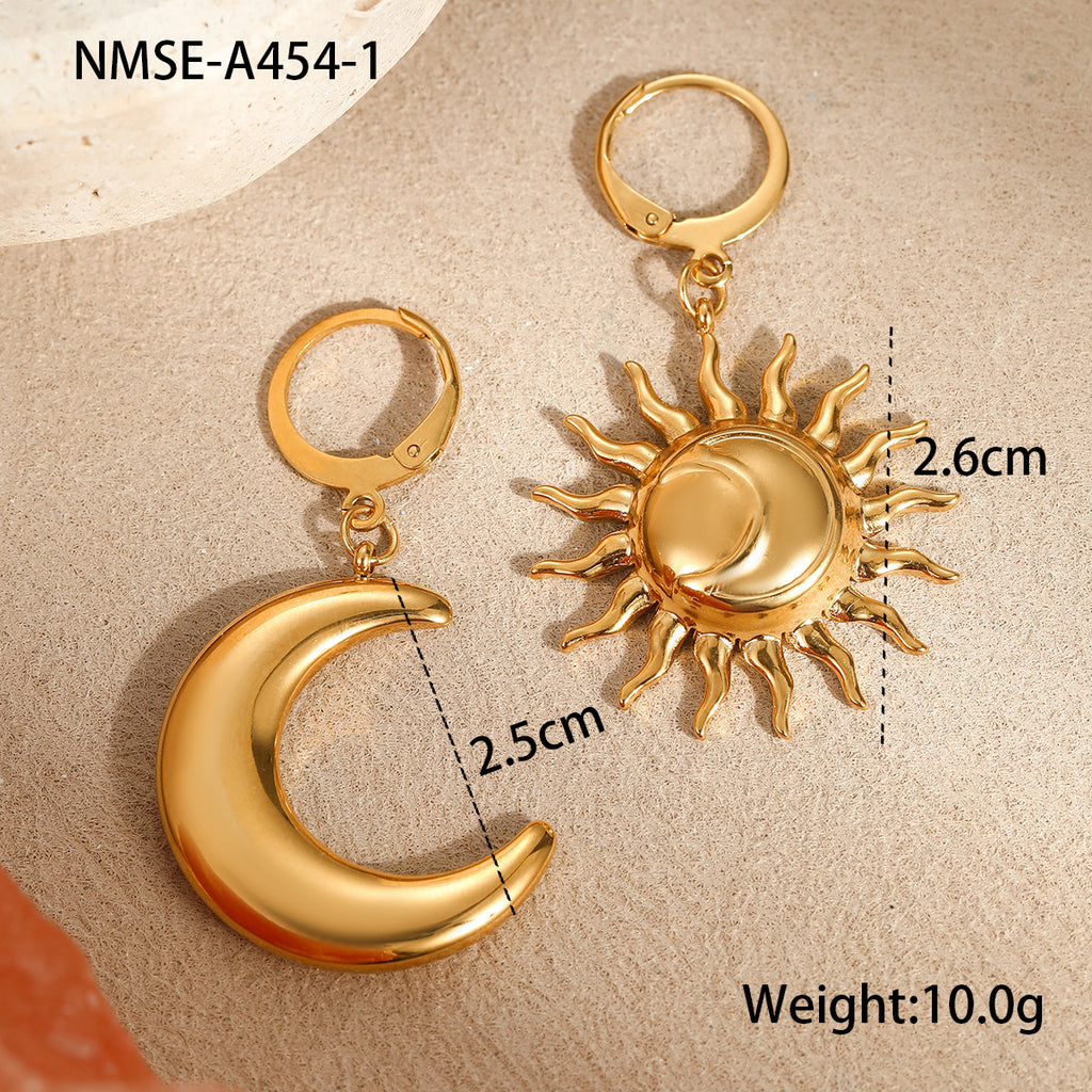 Vintage-Ohrhänger mit 18k-Gold-Finish