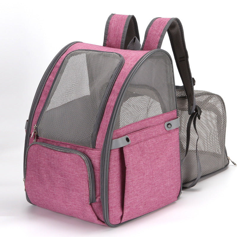 Faltbarer Haustier-Rucksack aus Oxford-Stoff – Bild 7 | LuxeStyle