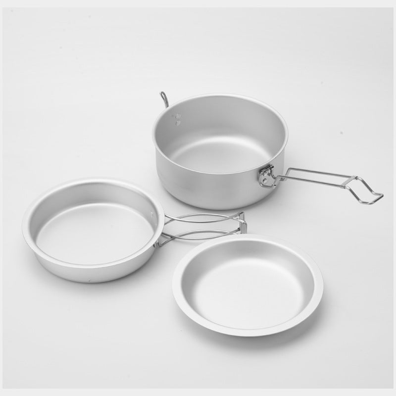 Camping Kochset – 3-teilig, leicht – Bild 2 | LuxeStyle