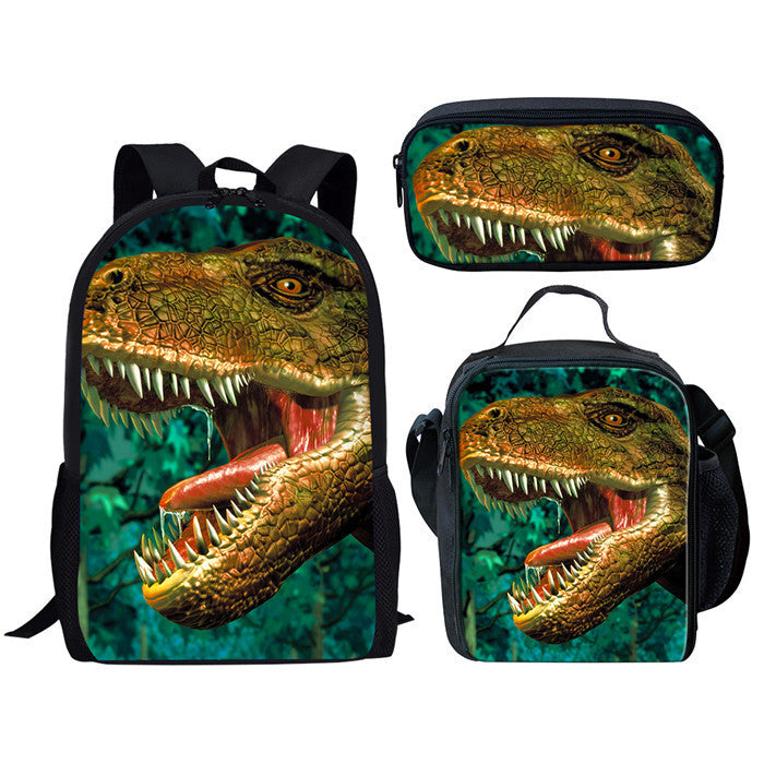 Dinosaurier Rucksack-Set für Kinder – Bild 2 | LuxeStyle