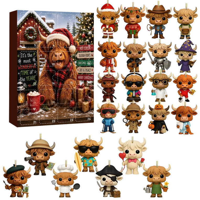 3D Highland Cow Adventskalender – Bild 5 | LuxeStyle