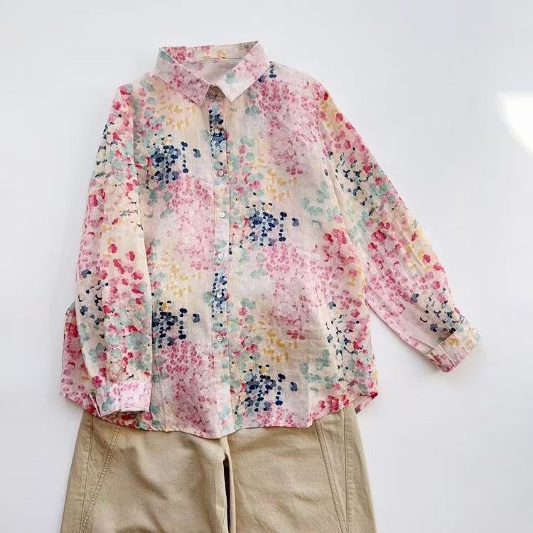 Bluse mit Blumenmuster