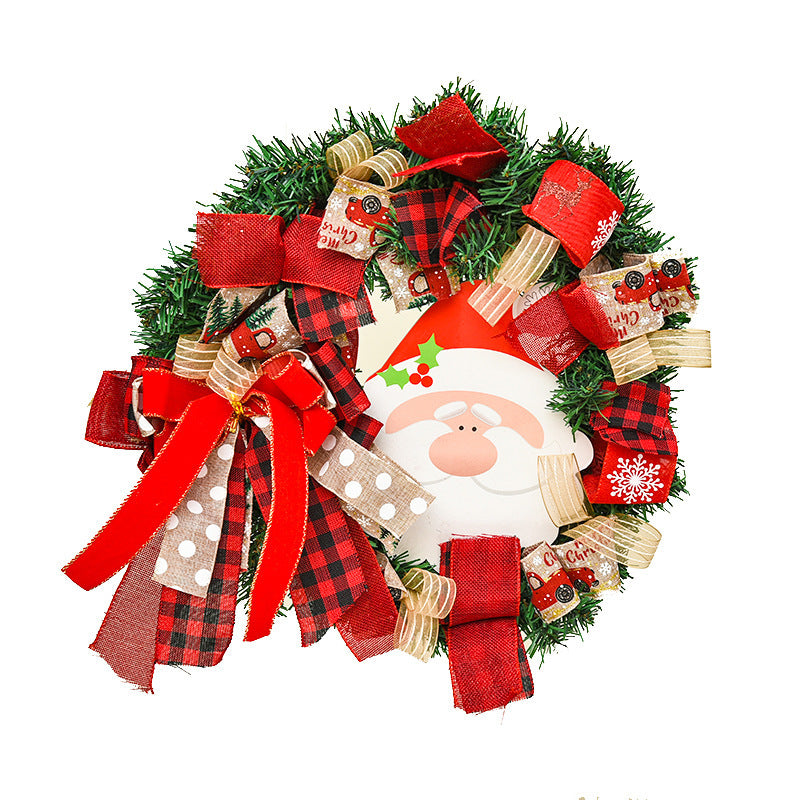 Weihnachtskranz – Türkranz Girlande aus Holz – Bild 2 | LuxeStyle