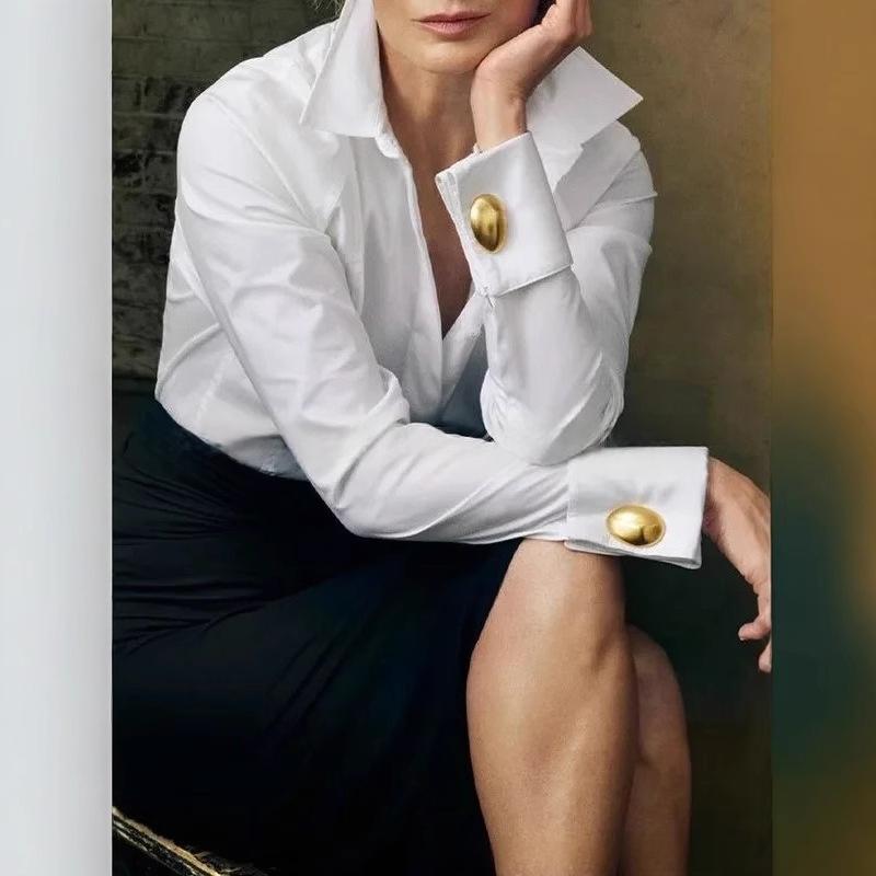 Elegantes Langarm-Shirt mit Patchwork