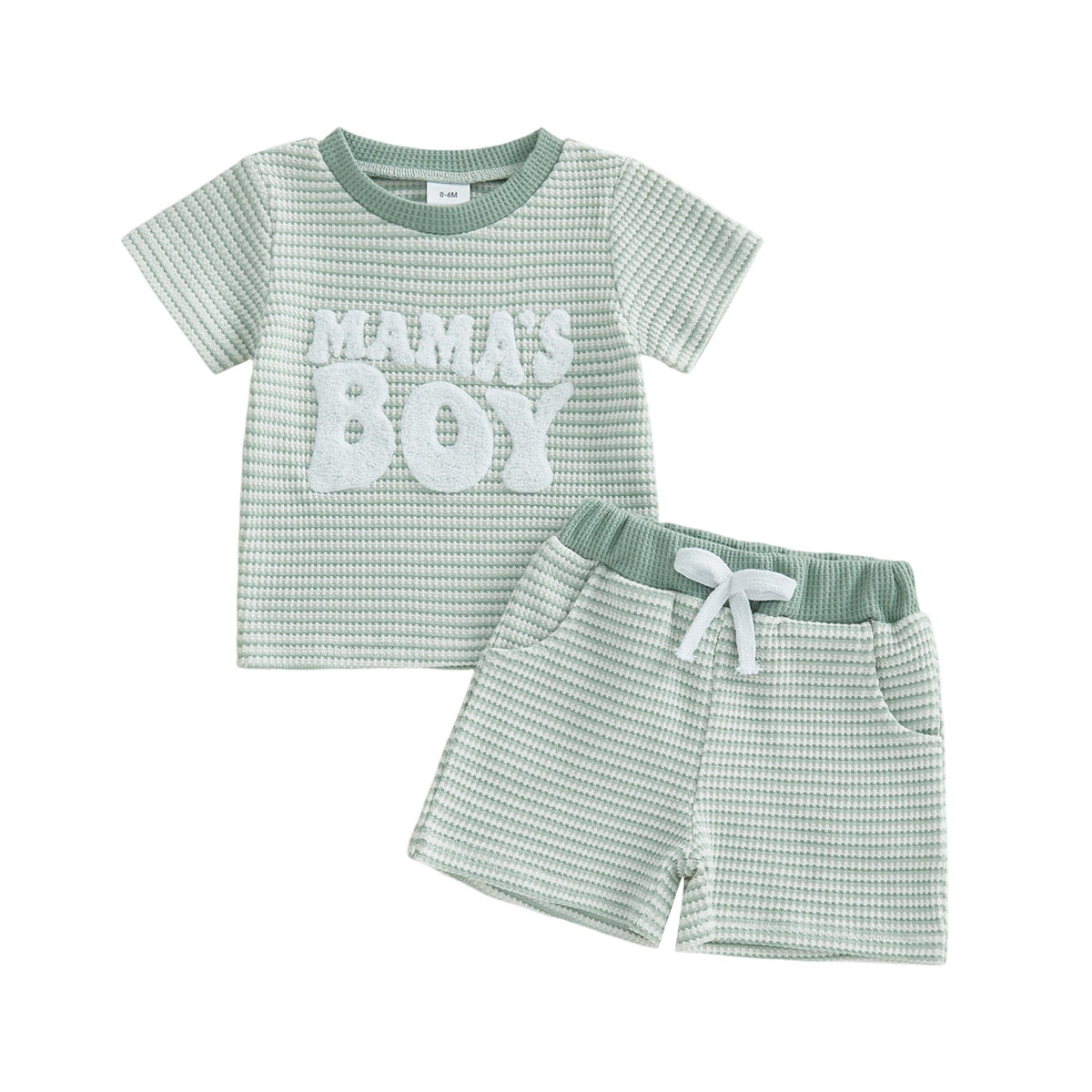 Besticktes Streifen-Set für Jungen – Bild 2 | LuxeStyle