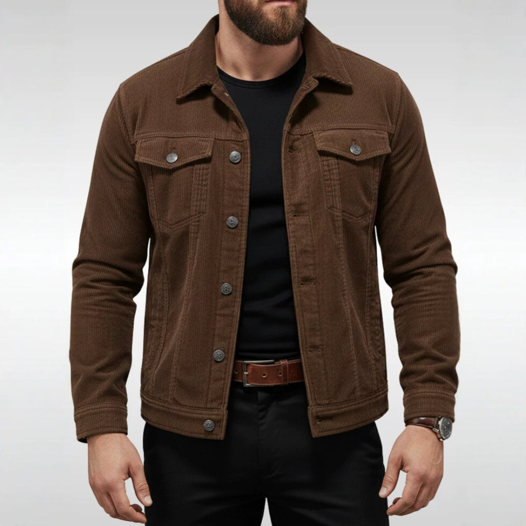 Herren-Cordjacke im Workwear-Stil