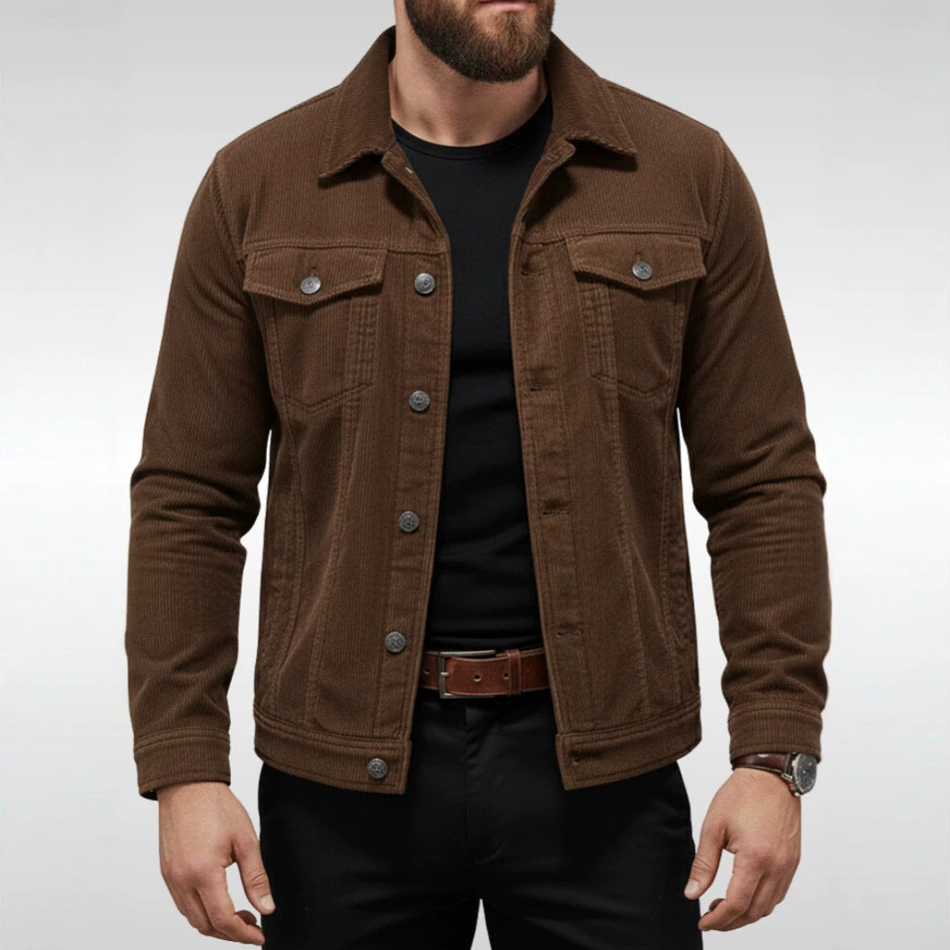 Herren-Cordjacke im Workwear-Stil