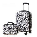 2-teiliges Kofferset mit Make-up-Tasche