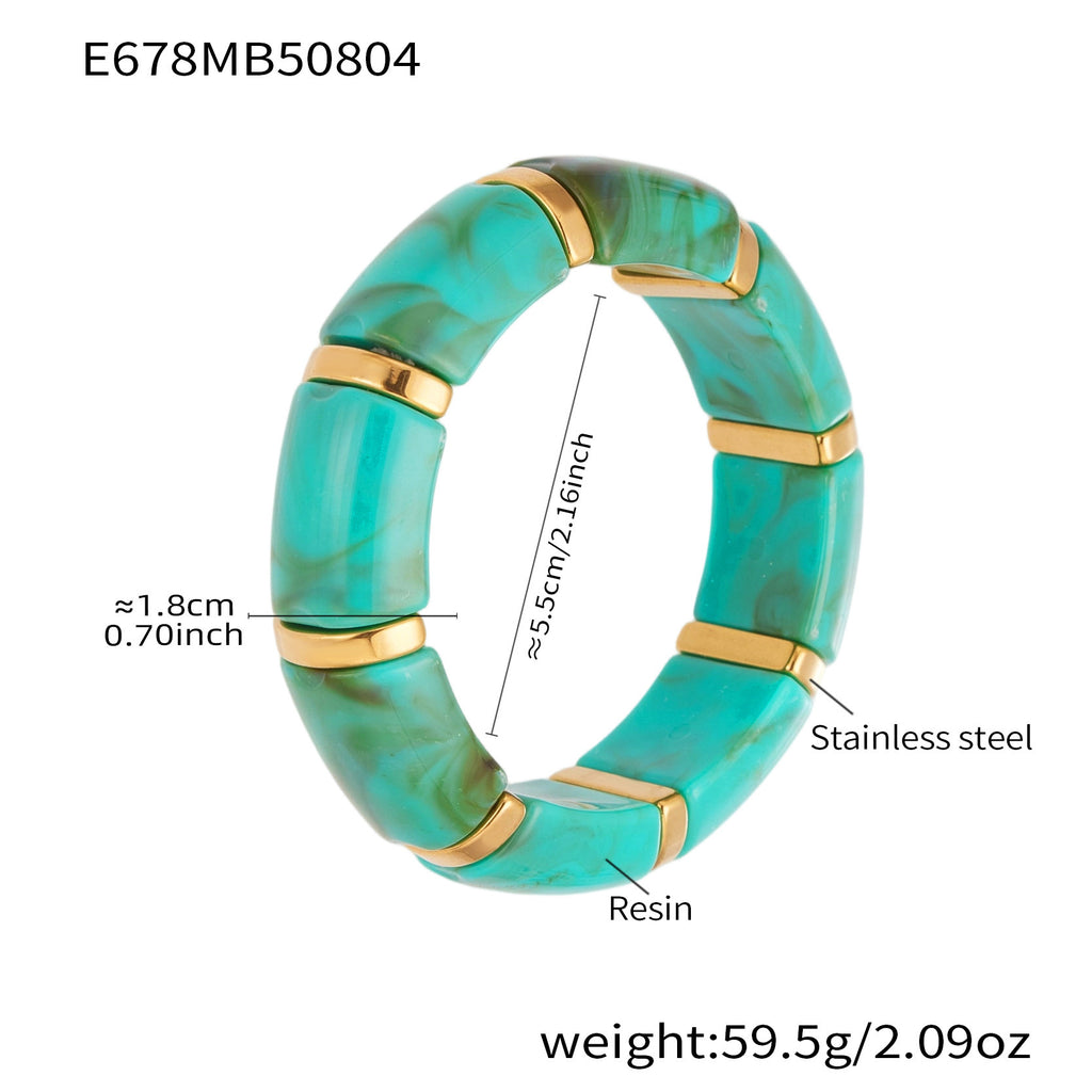 Multicolor Harz-Armband
