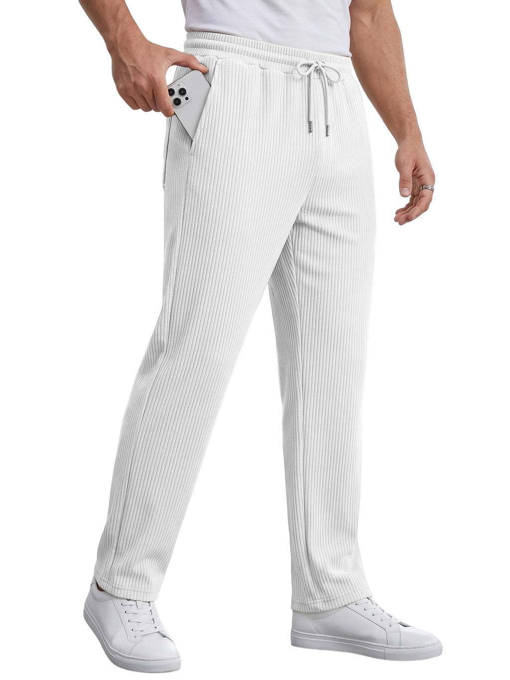 Weite Cordhose für Herren