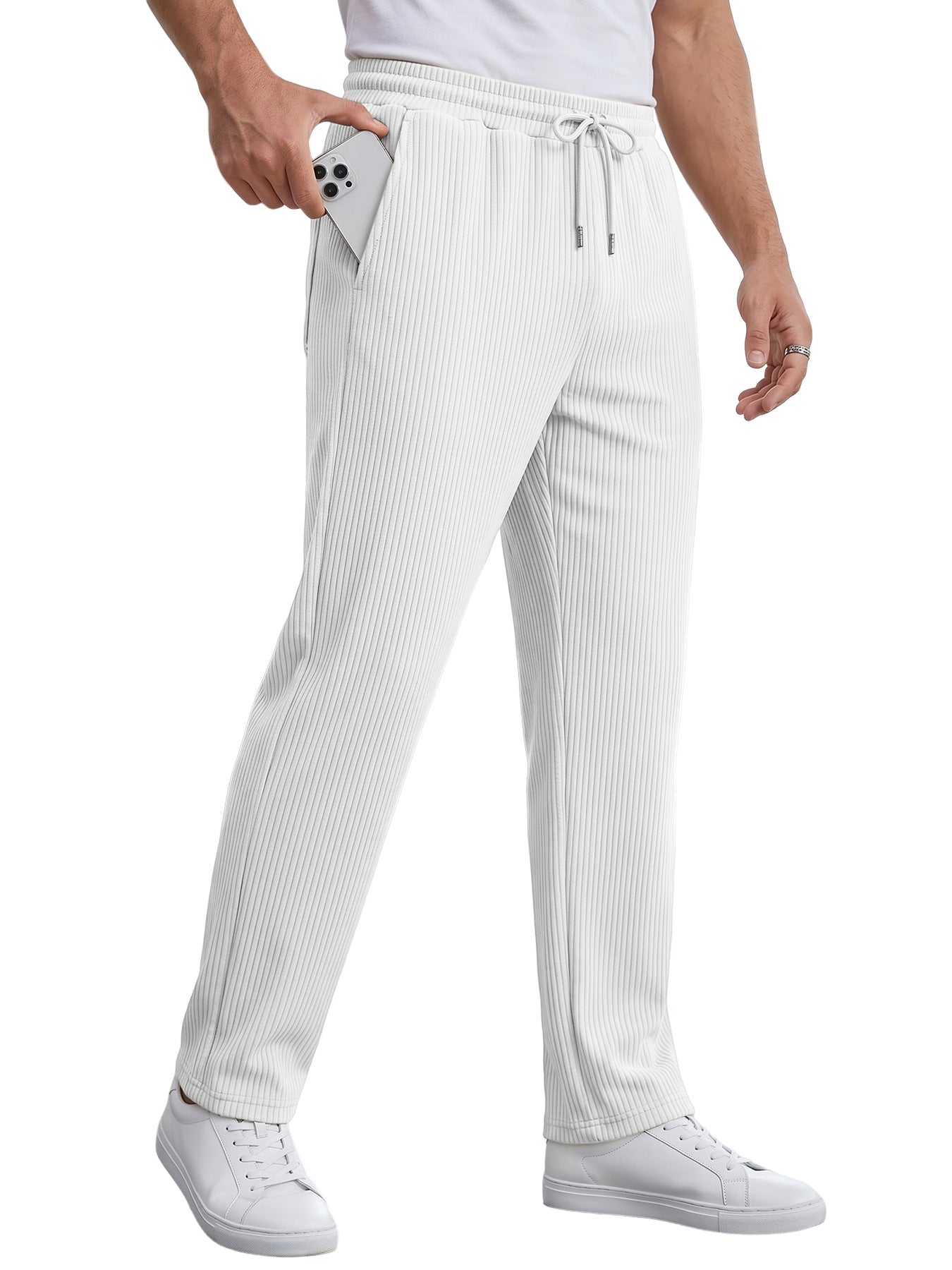 Weite Cordhose für Herren