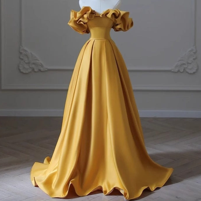 Abteilungsrock mit Off-Shoulder-Ausschnitt, Abendkleid – Bild 6 | LuxeStyle