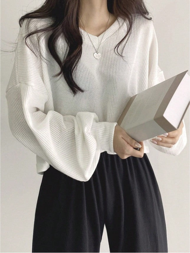Einheitliches Pullover-Top
