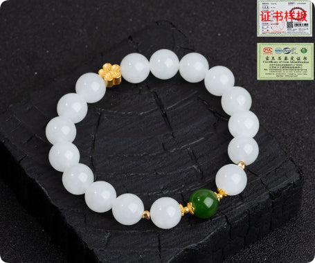 Armband aus natürlicher Hetian-Qinghai-Jade – Bild 3 | LuxeStyle