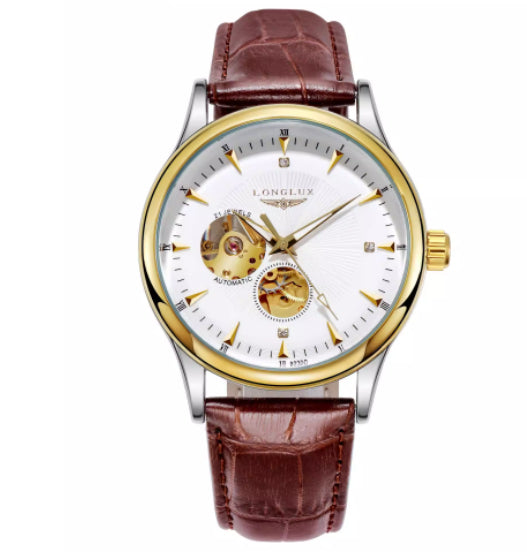 Automatische Armbanduhr aus Leder – Ansicht 2