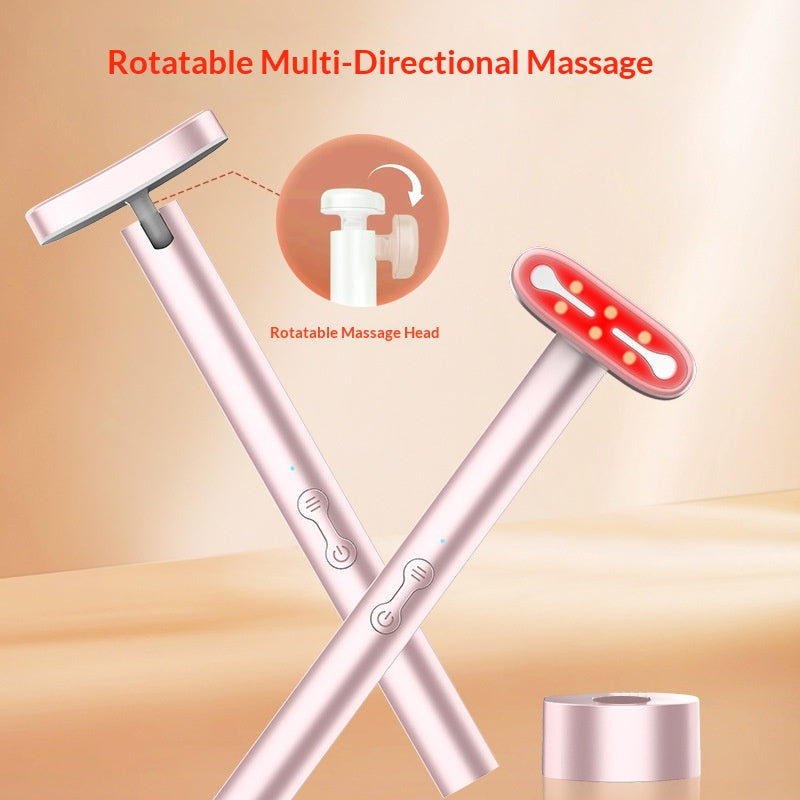 Gesichtsmassagegerät mit Mikrostrom & Rotlicht – Bild 2 | LuxeStyle