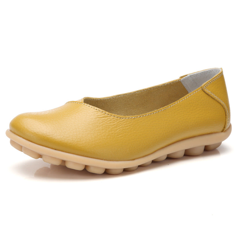 Damen Freizeit-Halbschuhe aus Leder – Bild 10 | LuxeStyle