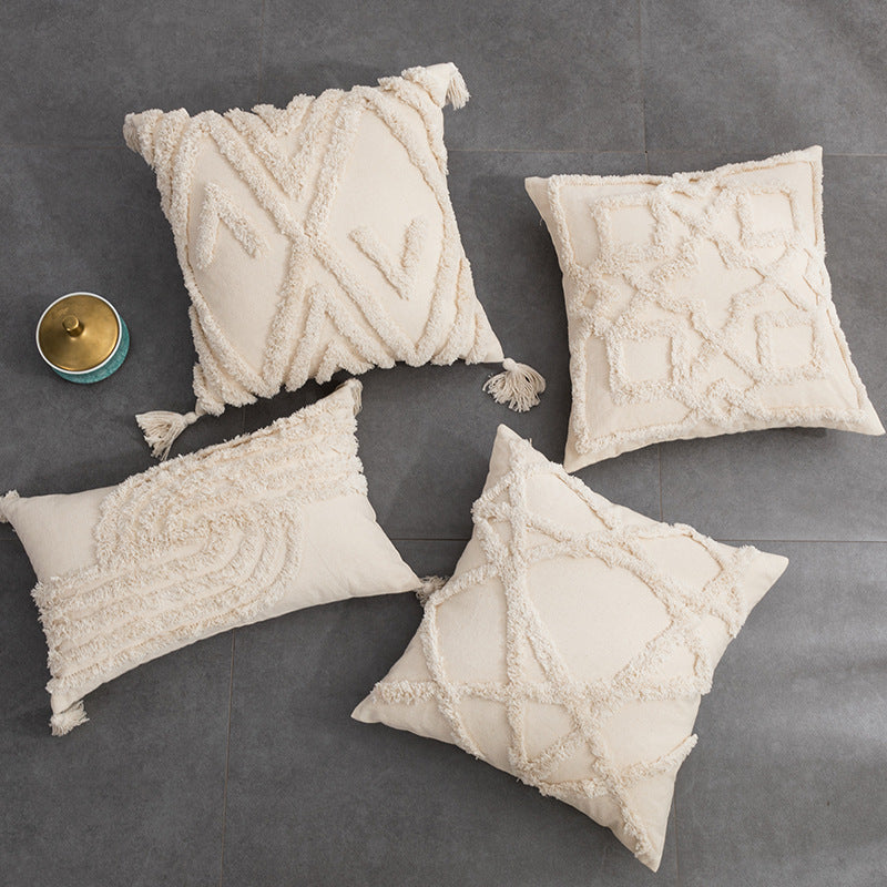 Boho Kissenbezug mit Fransen – Bild 4 | LuxeStyle