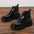 Keile-Stiefeletten aus Lackleder – Bild 7 | LuxeStyle