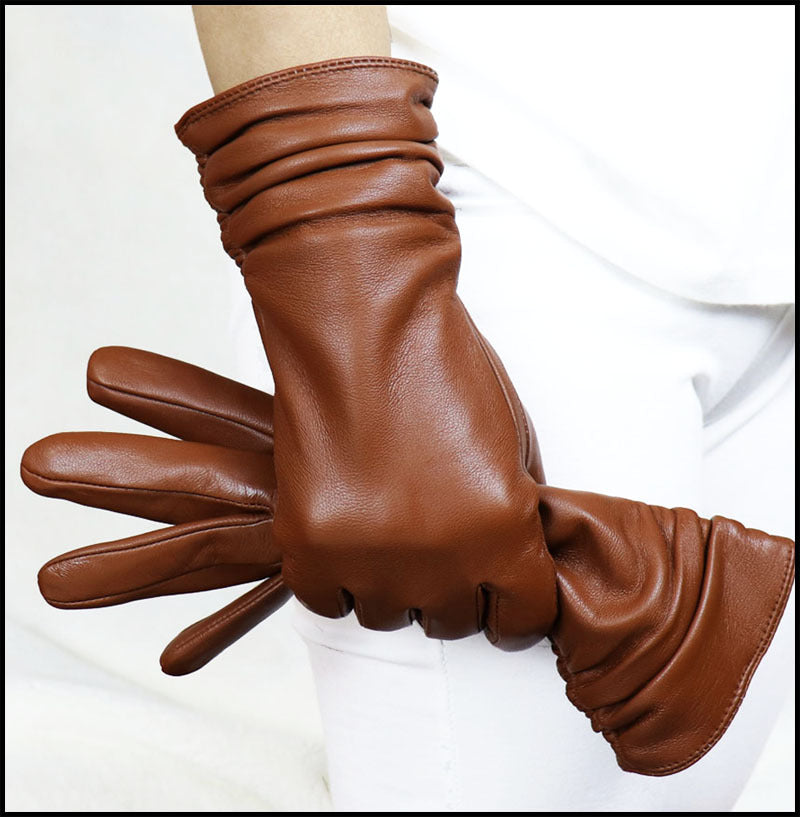 Elegante Damen-Handschuhe aus Lammleder