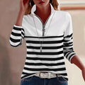 Gestreiftes Langarmshirt für vielseitige Looks