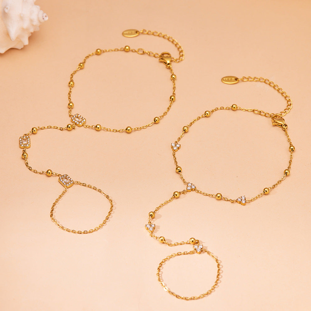 Modisch Stilvoll Edelstahl Armband