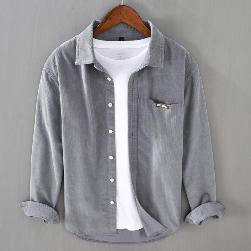 Kordsamt-Hemd für Herren | LuxeStyle