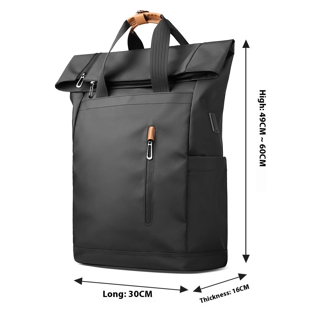 Rucksack mit geschwungener Kante