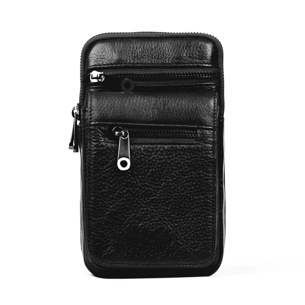 Einfache Bauchtasche aus Rindsleder für Herren – Bild 6 | LuxeStyle