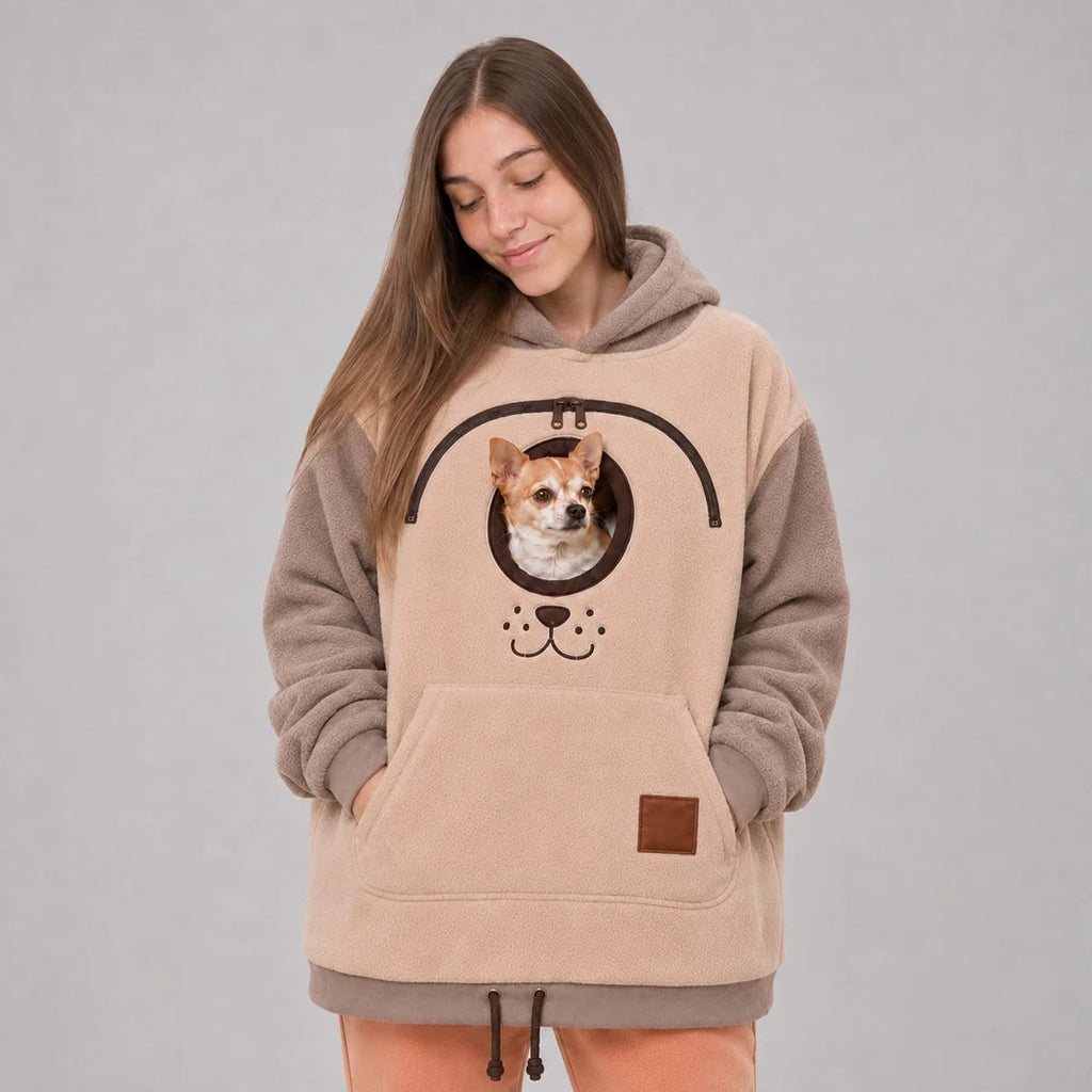 Fleece‑gefülltes Hoodie mit Kordel – Bild 2 | LuxeStyle