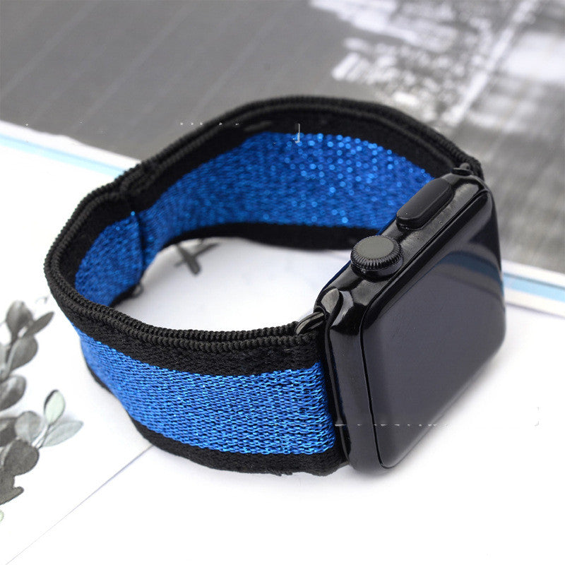 Elastisches Nylon-Uhrenarmband mit Print | LuxeStyle