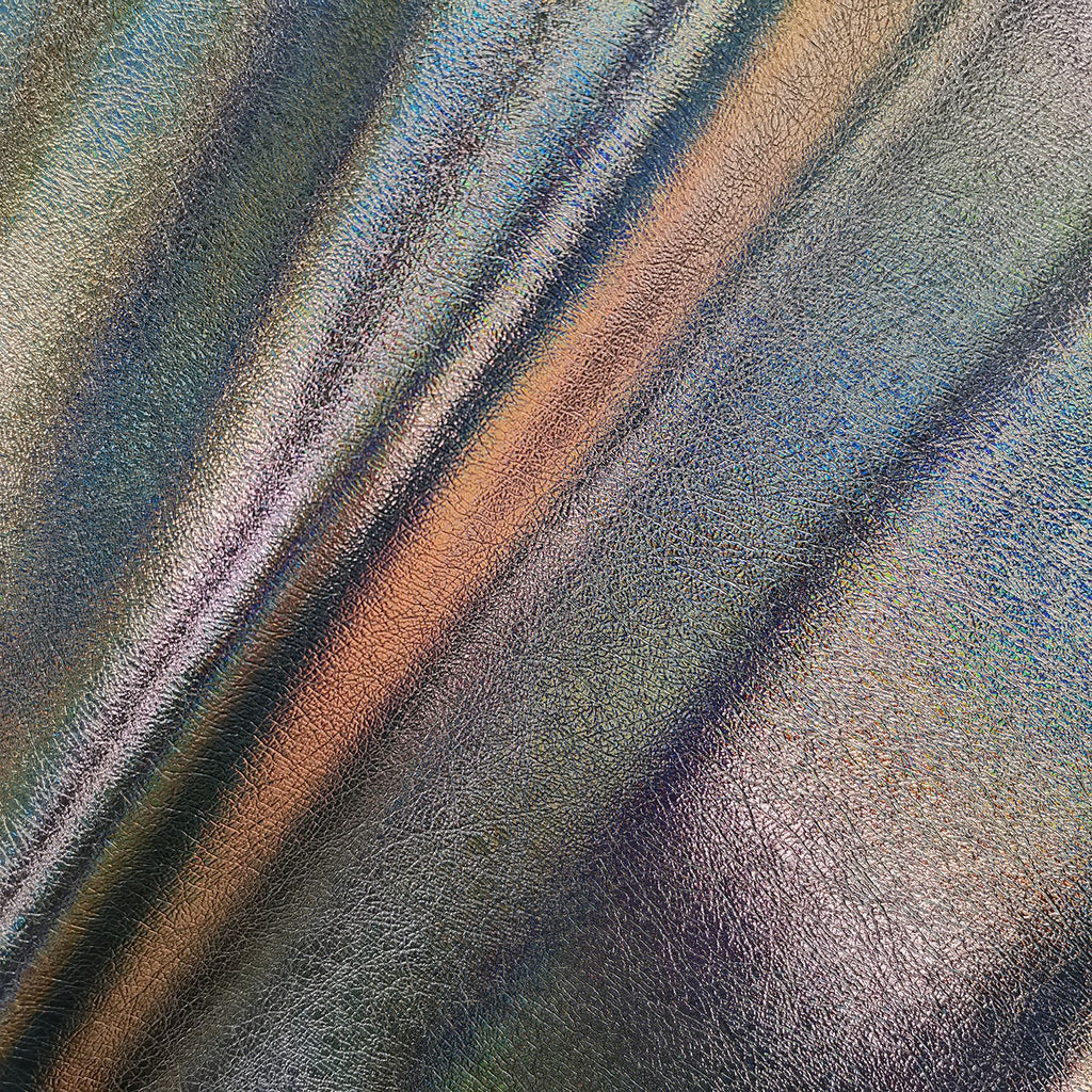 PU-Leder mit Metallfolien-Effekt | LuxeStyle