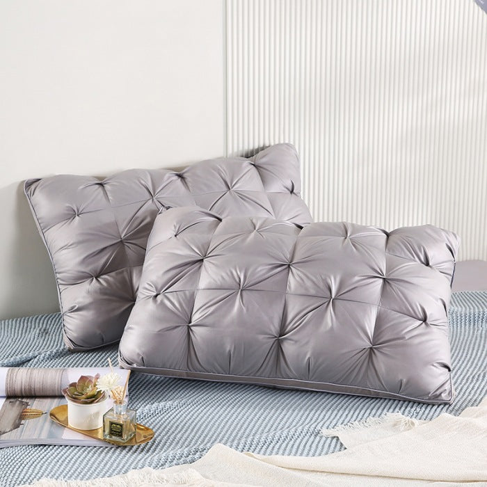 Kissen aus Baumwoll-Twist-Feder-Velours – Bild 8 | LuxeStyle