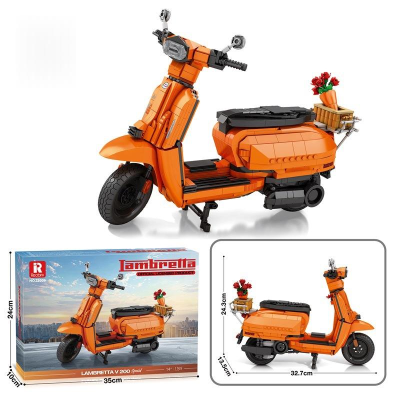 Motorrad Bausteine für Kinder