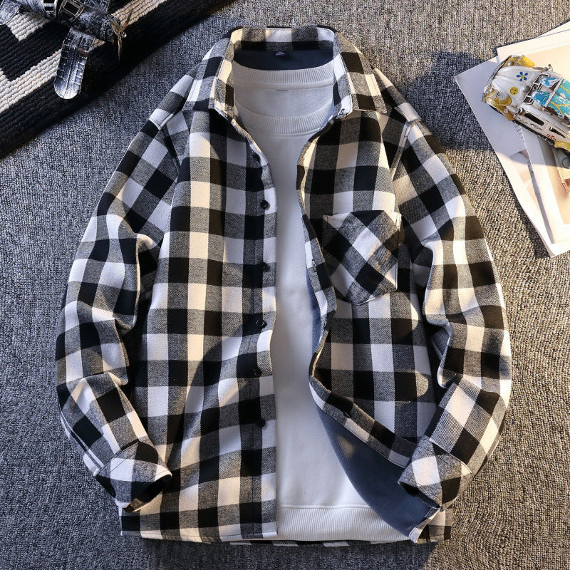 Herren Flannelhemd mit Fleecefutter – Bild 7 | LuxeStyle