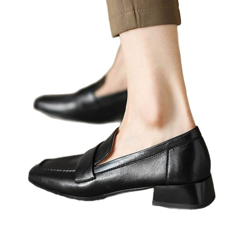 Damen Loafer mit eckiger Zehenpartie
